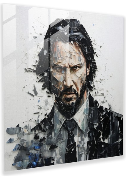 Çağdaş John Wick Cam Baskı - John Wick, John Wick, Karma Teknik Sanat Çalışması, Ev Dekorasyonu, 30X30