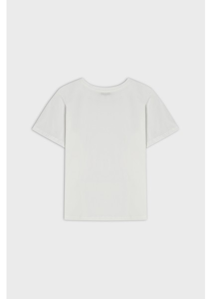 Minimal Baskılı Basic Tişört fiyatları