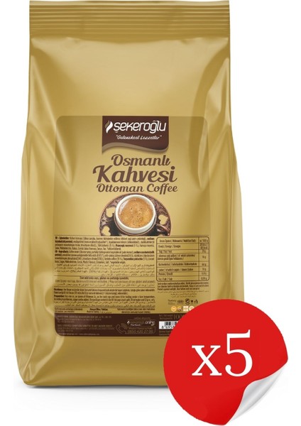 Osmanlı Kahvesi Toz 5X1000 gr