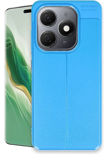 Tecno Spark 20 Kılıf Auto Focus Deri Desen Silikon Arka Kapak