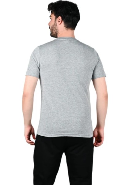 Erkek Regular Fit Pamuklu Basic T-Shirt