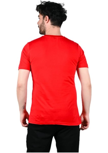 Erkek Regular Fit Pamuklu Basic T-Shirt