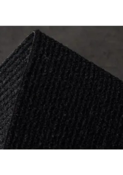 Rip Halıfileks Siyah Halıfilex 1 X 9 Metre Duvardan Duvara Halıfleks Ofis Fuar Halısı