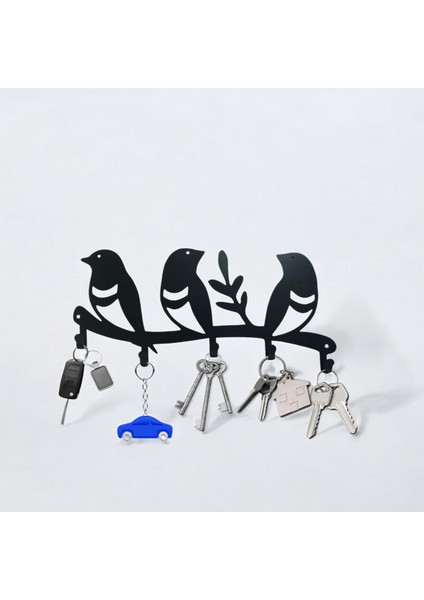 Metal Dekoratif Kuş Desenli Anahtarlık Askısı fiyatları