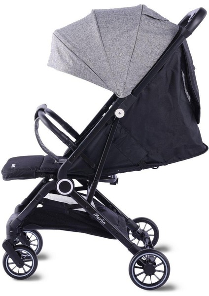- Merlin Model Compact Bebek Arabası Kabin Boy - Gri