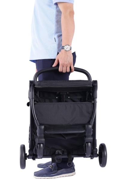 - Merlin Model Compact Bebek Arabası Kabin Boy - Gri