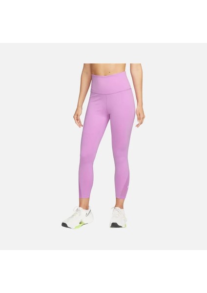 One High-Waisted 7/8 Training Mor Spor Tayt DV9020