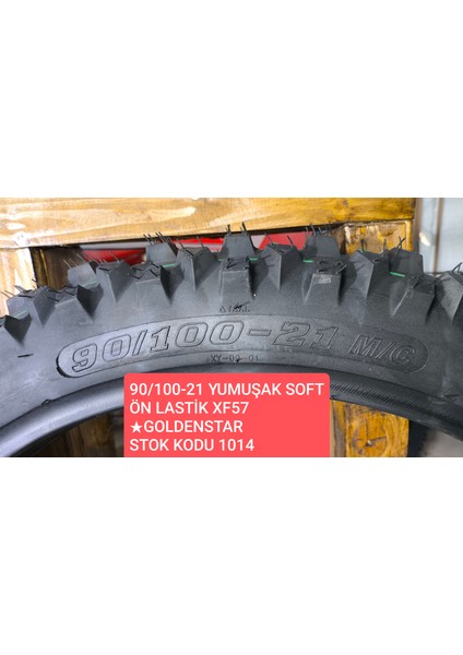 Golden Star Goldenstar 90/100-21 Yumuşak Soft Ön Lastik Xf57. Stok Kodu 1014