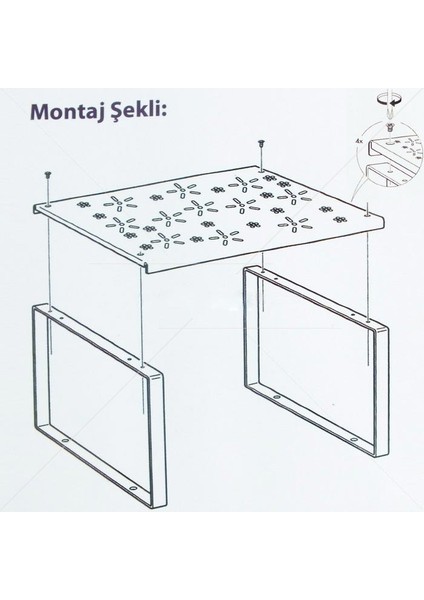 LISINYA174 Metal Dolap Içi Raf Düzenleyici