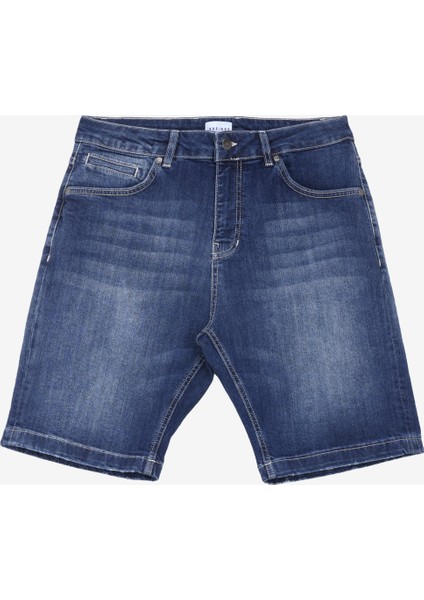 Normal Bel Slim Fit Erkek Denim Şort PBJ1226SS Denim Şortrenksiz