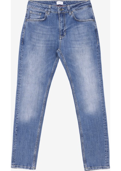 Sseinse Normal Bel Dar Paça Slim Fit Erkek Denim Pantolon Pje1220Ss Denim Pantolonrenksiz
