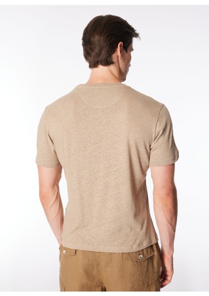 Bisiklet Yaka Düz Kahve Erkek T-Shirt TE2727SS T-Shirtkahve indirimleri