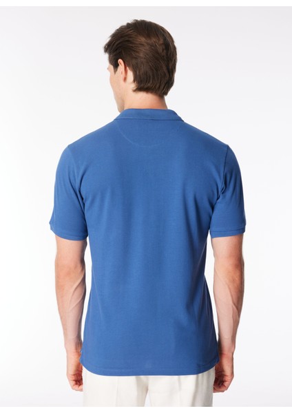 Polo Yaka Düz Çivit Erkek T-Shirt PE2706SS T-Shirtçivit Mavi indirimleri