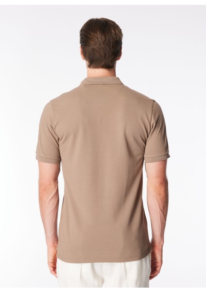 Polo Yaka Düz Kahve Erkek T-Shirt PE2706SS T-Shirtkahve indirimleri