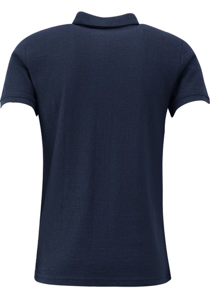 Jakarlı Lacivert Erkek Polo T-Shirt F4SM-TST 0939 fiyatları