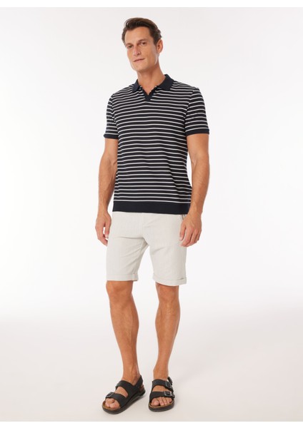 Bağlamalı Bel Basic Taş Erkek Bermuda Şort F4SM-SHT F32 modelleri