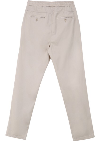 Gmg Fırenze Standart Bel Normal Paça Regular Fit Bej Erkek Pantolon Zr24Mss01054