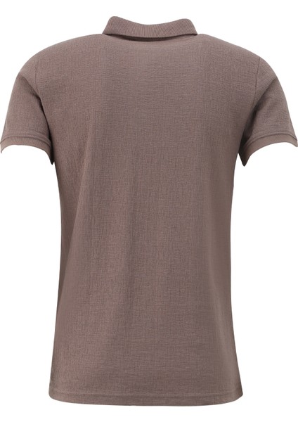 Jakarlı Kahve Erkek Polo T-Shirt F4SM-TST 0939 fiyatları