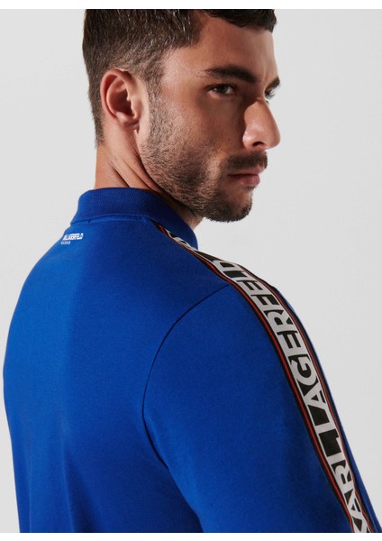 Baskılı Lacivert Erkek Polo T-Shirt 241M2206658 modelleri