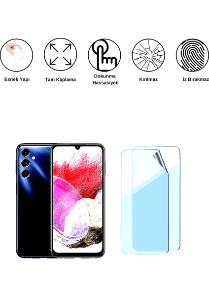 Samsung Galaxy M34 5g esnek Hydrojel Kırılmaz Cam Ekran Koruyucu film