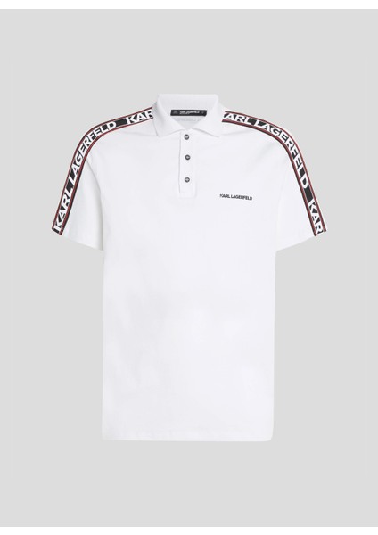 Baskılı Beyaz Erkek Polo T-Shirt 241M2206100 indirimleri