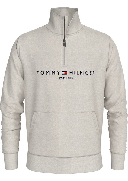 Tommy Hilfiger Bisiklet Yaka Kahve Erkek Sweatshırt MW0MW20954HCX