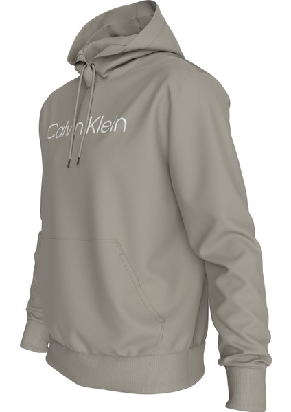 Calvin Klein Kapüşon Yaka Gri Erkek Sweatshırt K10K111345PC7