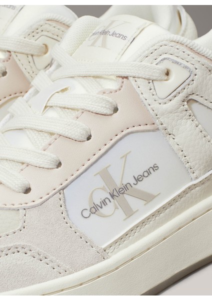 Calvin Klein Krem Kadın Sneaker YW0YW014900GE