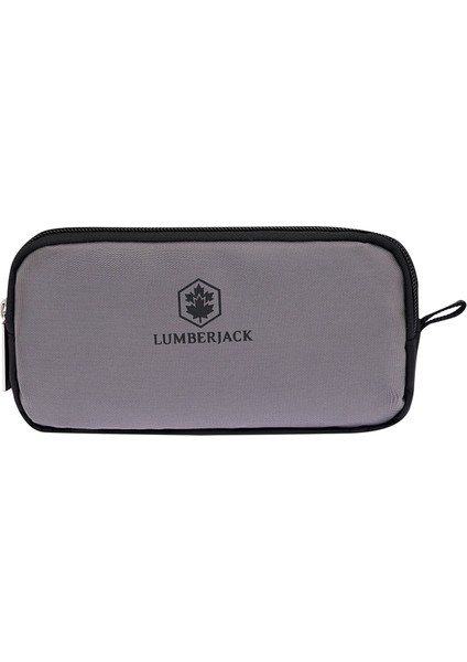 Gri Erkek Kalem Çantası LMKLK24014 Lumberjack Kalem Çantası