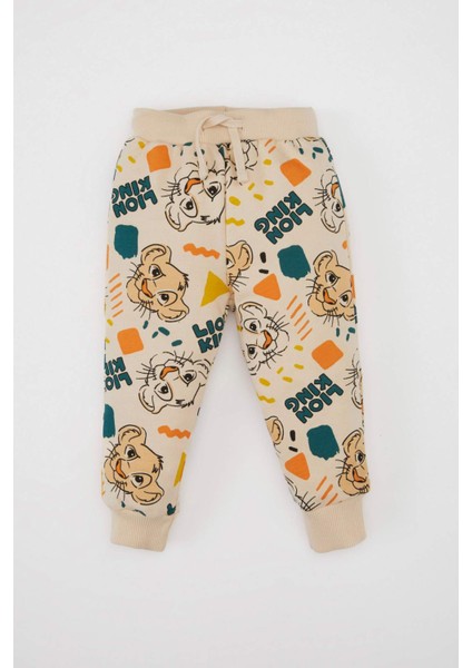 Erkek Bebek 2'li Takım Disney Lion King Bisiklet Yaka Sweatshirt Beli Lastikli Jogger Eşofman Altı D1891A524AU fiyatları