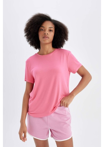 Fit Standart Fit Sporcu Kısa Paça Şort B0108AX24HS