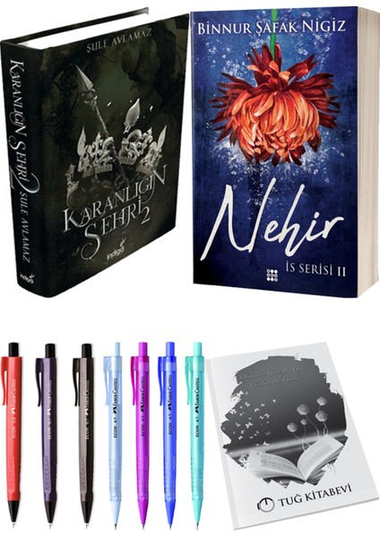 Is Serisi 2 Nehir Ciltli Binnur Şafak Nigiz ve Karanlığın Şehri 2 Ciltli Şule Avlamaz 2li Set