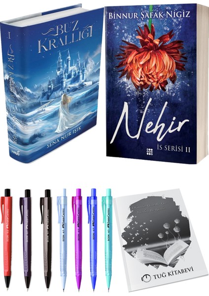 Is Serisi 2 Nehir Ciltli Binnur Şafak Nigiz ve Buz Krallığı Ciltli Sena Nur Işık 2li Set
