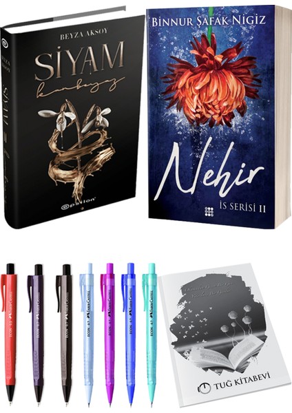 Is Serisi 2 Nehir Ciltli Binnur Şafak Nigiz ve Epsilon Yayınevi Siyam 2 Ciltli Beyza Aksoy 2li Set