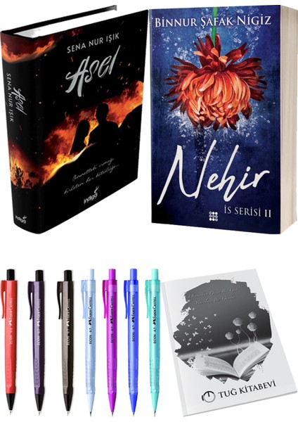 Is Serisi 2 Nehir Ciltli Binnur Şafak Nigiz ve Asel Ciltli Sena Nur Işık 2li Set