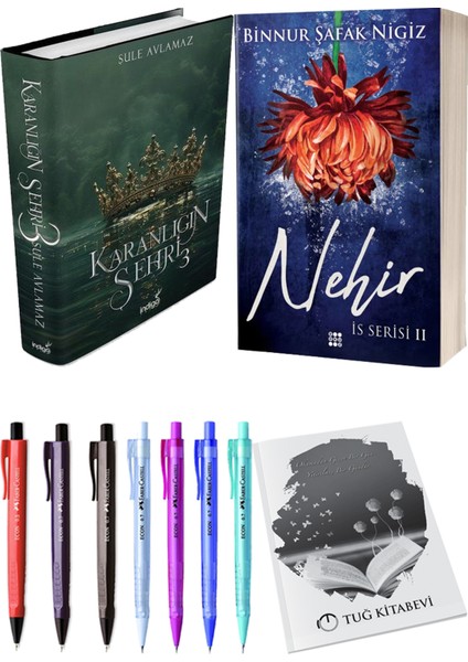 Is Serisi 2 Nehir Ciltli Binnur Şafak Nigiz ve Karanlığın Şehri 3 Ciltli Şule Avlamaz 2li Set