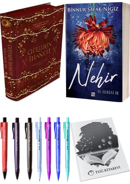 Is Serisi 2 Nehir Ciltli Binnur Şafak Nigiz ve Güllerin Ihaneti 2 Ciltli Sena Nur Işık 2li Set