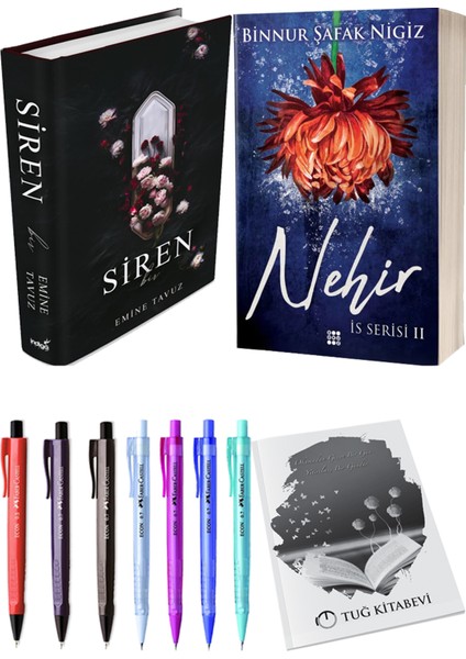 Is Serisi 2 Nehir Ciltli Binnur Şafak Nigiz ve Siren Bir Ciltli Emine Tavuz 2li Set