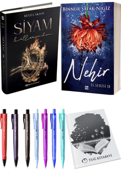 Is Serisi 2 Nehir Ciltli Binnur Şafak Nigiz ve Epsilon Yayınevi Siyam 3 Ciltli Beyza Aksoy 2li Set