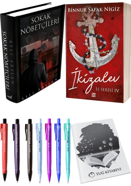 Is Serisi 4 Ikizalev Ciltli Binnur Şafak Nigiz ve Sokak Nöbetçileri 1 Ciltli Aslı Arslan 2li Set