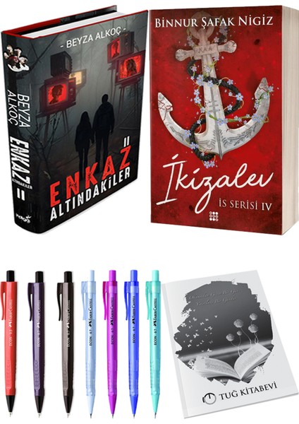 Is Serisi 4 Ikizalev Ciltli Binnur Şafak Nigiz ve Enkaz Altındakiler 2 Ciltli Beyza Alkoç 2li Set