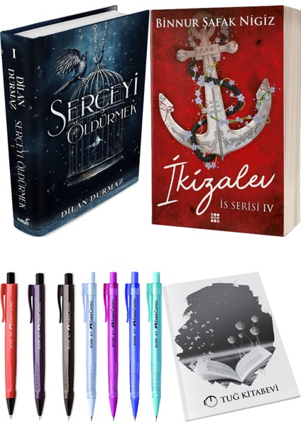 Is Serisi 4 Ikizalev Ciltli Binnur Şafak Nigiz ve Serçeyi Öldürmek Ciltli Dilan Durmaz 2li Set