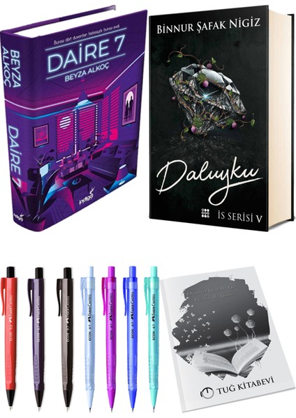Is Serisi 5 Daluyku Ciltli Binnur Şafak Nigiz ve Daire 7 Ciltli Beyza Alkoç 2li Set