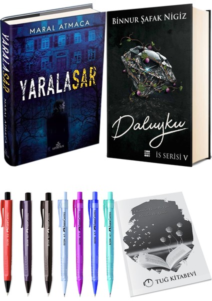 Is Serisi 5 Daluyku Ciltli Binnur Şafak Nigiz ve Ephesus Yayınları Yaralasar 1 Ciltli Maral Atmaca 2li Set
