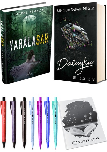 Is Serisi 5 Daluyku Ciltli Binnur Şafak Nigiz ve Ephesus Yayınları Yaralasar 2 Ciltli Maral Atmaca 2li Set
