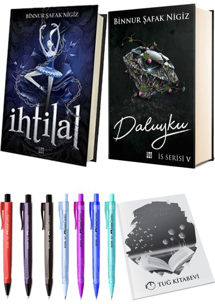 Is Serisi 5 Daluyku Ciltli Binnur Şafak Nigiz ve Ihtilal 1 Zelzele Ciltli Binnur Şafak Nigiz 2li Set