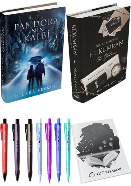 Hükümran 1: İki Yabancı - Pandora'nın Kalbi 1 + Kalem + Not Defteri