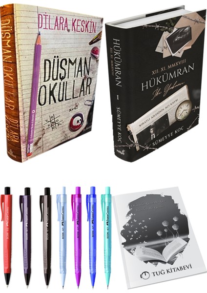 Hükümran 1: İki Yabancı - Düşman Okullar 1 + Kalem + Not Defteri