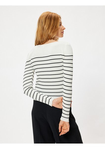 Fitilli Tişört Uzun Kollu Yuvarlak Yaka fırsatları