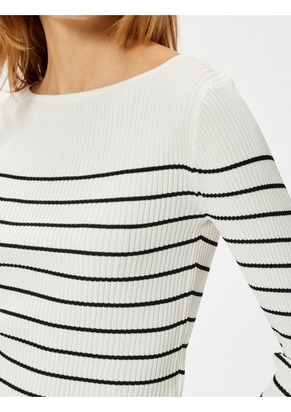 Fitilli Tişört Uzun Kollu Yuvarlak Yaka indirimleri